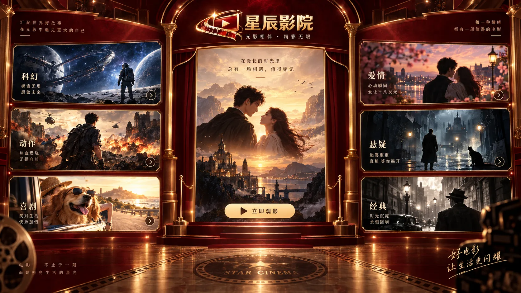 星辰影院热门电影分类片库